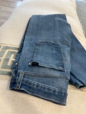 7 For All Mankind Medium Blue Stretch Denim Jeans